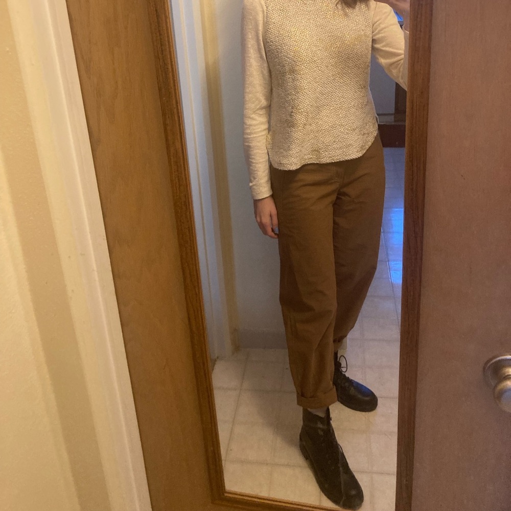 Everlane Fatigue Barrel Pant in Walnut - NTW! Size 6, fits like an 8